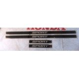 Adesivo Soleira Honda City Sport 2009 2010 2011 2012 13 14