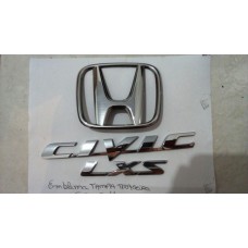 Emblema Tampa Traseira Honda Civic 2007 2008 2009 2010 2011