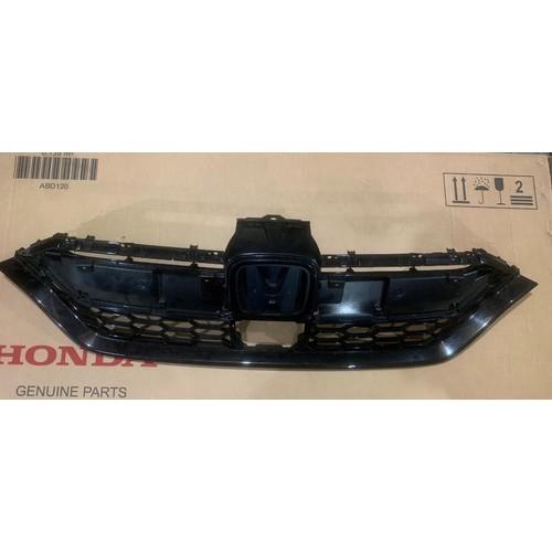 Front Grille Radar Sensor Cover Cap Trim – For Honda CR-V 2020 2021 2022, Textured Black ABS